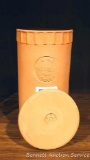 Terra cotta Wine Cooler, made in Italy by Gourmet Himark Kitchen. Stands 9-1/2