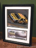 Nascar 50 years of Daytona 500 matted and framed print from 2008. Frame is 18