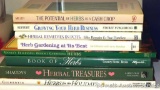 Eight books about herbs as pictured. All in good condition.