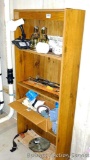 Shelving unit is 5' tall x 2' wide x 10
