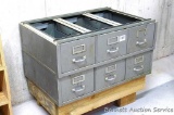Two really cool drawer units - each three drawer unit measures 27