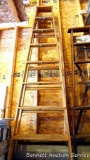 Keller 8' wooden step ladder is in good condition and sturdy.