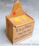 Wooden LollyPops box stands 10-1/4