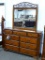 Ashley Signature 9 drawer dresser with mirror. Model B429. Approx. 64