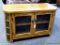 Sunny Design Oak TV stand with two shelves. 42