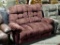 Best reclining loveseat, Sangria. Model L515RA4. Matches lots 913, 926 and 940.