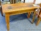 Chequamegon - Amish sofa table, barn wood. Matches lots 962, 963, 964 and 965.