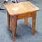 Chequamegon - Amish end table, barn wood. Matches lots 960, 962, 963 and 965.