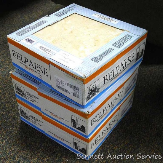 Belpaese Champane 13" x 13" tile, 3 boxes. Each box does 16.70 sq. ft.