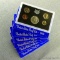 Six 1968-S U.S. proof sets (5 coins per set)