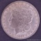 1889 Morgan silver dollar.