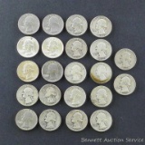 22 silver Washington quarters back to 1934