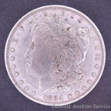 1884 O Morgan silver dollar, VF