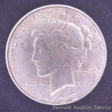 1923 S Peace silver dollar