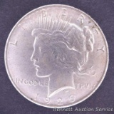 1926 D Peace silver dollar