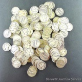 110+ Winged Liberty (Mercury) silver dimes, unsearched