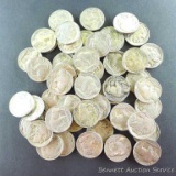 51 Buffalo nickels, unsearched