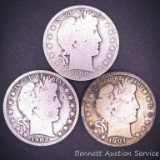1900, 1901, 1902 Barber or Liberty head silver half dollar