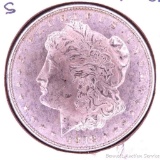 1878 S Morgan silver dollar. Flip is marked 'Mint State' and we would agree.