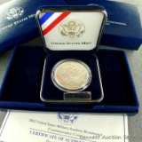 2002 Mint U.S.. Military Academy Bicentennial Proof Silver Dollar