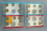 1968 and 1971 United States Mint Sets, mint marks P & D