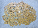 Approx. 1100 grams unsearched wheat pennies, some steel