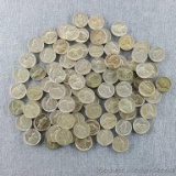 88 Jefferson nickels (includes some war nickels)