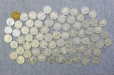 74 Canadian nickels, mixed dates