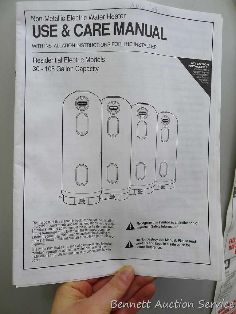 Rheem Marathon high efficiency 105 gallon | Proxibid