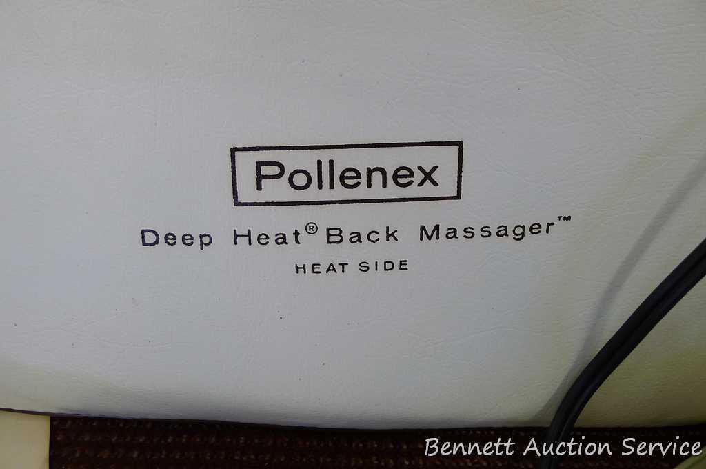 Vintage Pollenex B-130A Black/White Deep Heat Back Massager Full