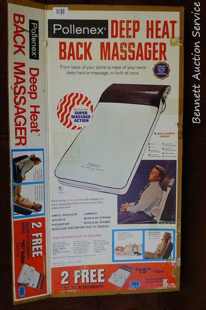 Pollenex deep heat back massager Clearance