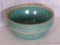 Lovely aqua colored antique bowl is 7
