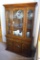 Broyhill china cabinet is in very good condition. Top cabinet removes for easy transport and has two