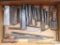 Assortment of punches and chisels up to 8