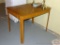 Oak kitchenette table is approx. 40