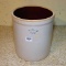 5 gallon Crown stoneware kraut crock, made in USA. Crock is in good condition overall with an old,