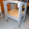 Handy rolling work cart is sturdy and measures 35