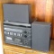 Casio Model MS100A-2 stereo with turntable, tape decks, radio and speakers. Turntable appears unused