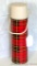 Original red plaid Thermos has a removable glass liner, cup, etc. Stands 13-1/2