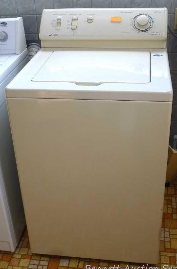 Maytag Dependable Care Quiet Plus Heavy Duty washing machine has two speeds, ten cycles, super