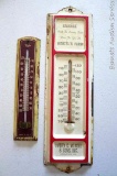 Wenzel Farm, Marshfield, WI, and Taylor thermometers work and have some paint chipped.