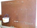 Assortment of peg board hooks from 1