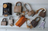 Padlocks including Master and other up to 3