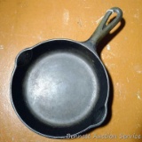 Griswold No. 3 cast iron fry pan is 6-1/2