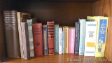 Gardening books, plus Webster's dictionaries, vintage text books, more.