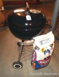 Older, better-made Weber charcoal grill is approx. 18