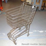 Really cool old shopping cart is a modest size of 30