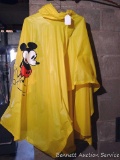 Fun adult sized Mickey Mouse rain poncho is in good condition.