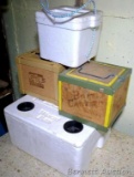 Frabill Habitat worm box is styrofoam and measures 13