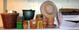 Assorted planters up to 8